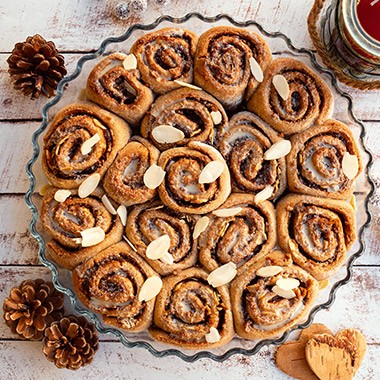 Cranberry-Mandel-Schnecken