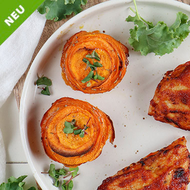 Süßkartoffel-Türmchen